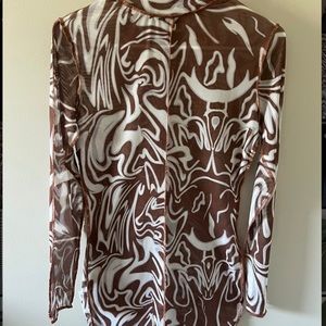 Mesh honeybum marble dress, size medium